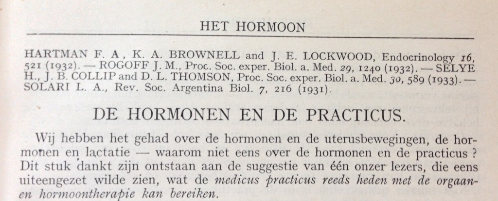 Schildklier anno 1933